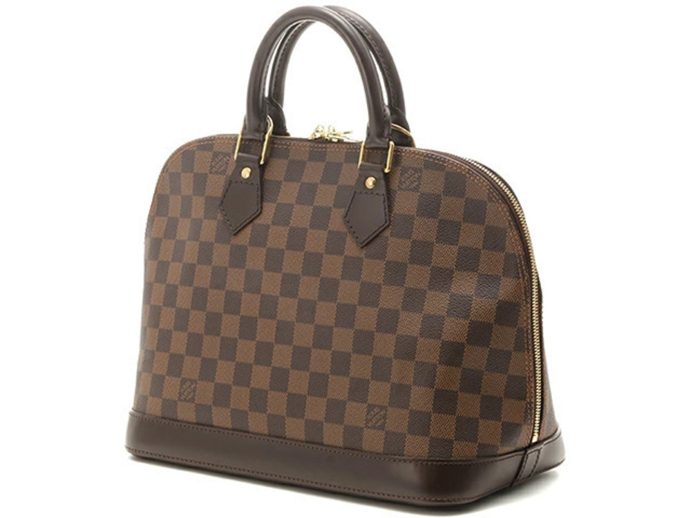 Louis Vuitton Brown Alma Damier Handbag Brown